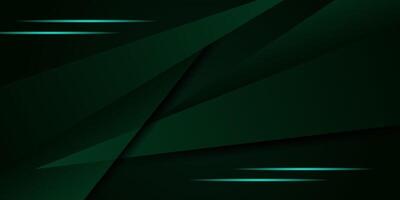 Abstract geometric dark green triangle themed overlapping background for graphic design. Eps10 vector