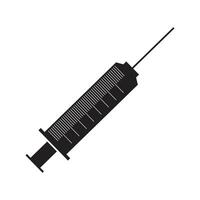 syringe isolated on white background vector