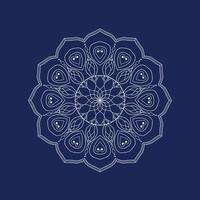 Lineal mandala background vector