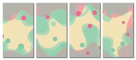 Abstract template set background. Abstract background. vector