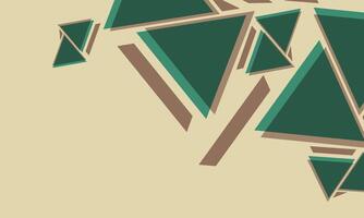 Triangles abstract shape background. vector