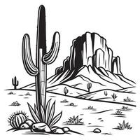 Tranquil Desert Scene with Cow Skull Artwork for Graphic Design Projects vector