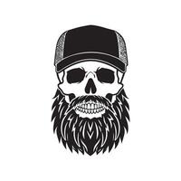 US Motorcycle Skeleton in Action design vector