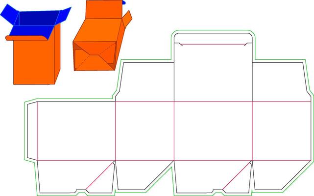 medium sized Auto Bottom Lock Box Fits for products like jars , kits or boxed gifts