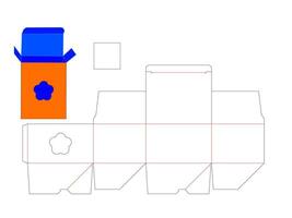 Large size Auto Bottom Lock Box LASER CUT Template for food hampers, multiple items, electronic vector