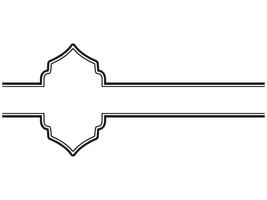 Ramadan Line Art Background vector