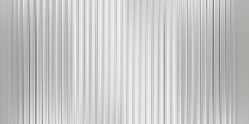 Iced glass texture, holograph metal reed flute laser background. Ripple pattern effect. Silver striations frosty iridescent reflect mirror. Square abstract line gradient. Ribbed 3d prism pastel stripe