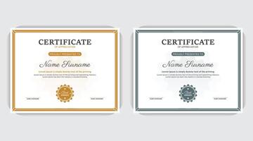 Simple and clean Print ready certificate or award design, creative, modern, Simple certificate design for Primary or High School vector