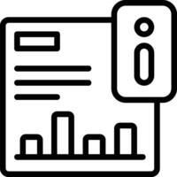 Analytics Warning Icon. Chart Icon vector