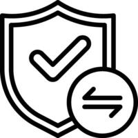 Secure Icon. Shield Protection Icon vector