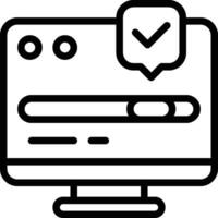 Monitoring Icon. Tracking Icon vector