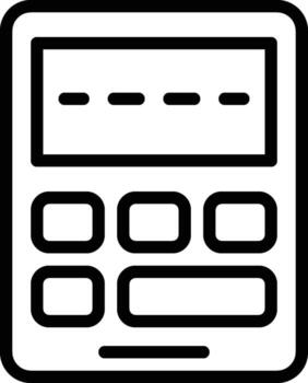 calculadora icono. agregando máquina icono vector