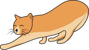 International Cat Day Character with Flat Design vector