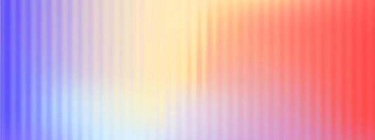 Iridescent ribbed glass. Frosted reeded pattern. Wavy striped bg. vector