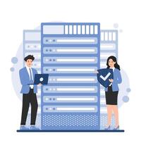 Protect personal data with strong cybersecurity. Stay secure server cloud file transaction password padlock online with encryption, authentication, and privacy vector