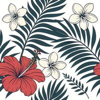 Artistic Floral Etching with Roses and Foliage vector