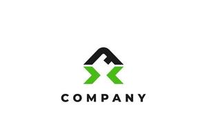 letter tx or xt abstract modern business logo vector