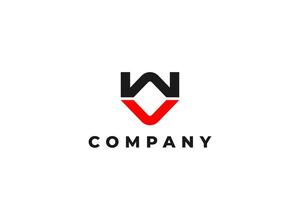 letter mv or ma or mc robot abstract modern business logo vector