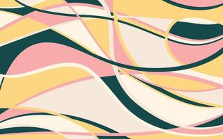 Hand drawn line art background design. vector
