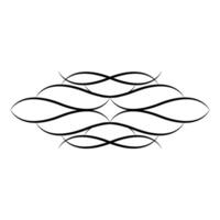 Abstract ornament with flowing curves, ideal Ornamental Flourish vector