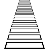 Ladder Steps Ascending Perspective, Endless Staircase infinite perspective depth vector