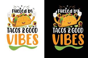 tacos tshirt design vector