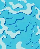Abstract Blue Pattern - Dynamic Fluid Shapes and Waves vector
