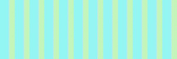 Trim textile pattern vertical, full background lines . Curtain seamless fabric stripe texture in teal and yellow colors. vector