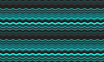 Abstract teal and black wavy stripes pattern. Perfect for backgrounds, website design, textiles, and modern graphic projects. vector