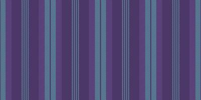 Advertisement background vertical, cosy textile stripe texture. Full seamless lines fabric pattern in violet and pastel teal colors. vector