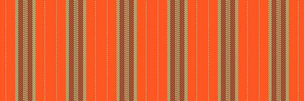 Sew background vertical fabric, packaging lines textile . Painting texture stripe seamless pattern in red and grey colors. vector