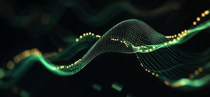 Abstract data flow visualization photo