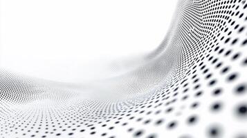 Abstract wavy surface with dotted pattern photo