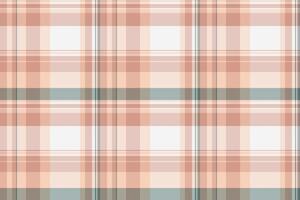 Subtle peach and gray plaid pattern. Perfect for textile design, website backgrounds, or crafting projects. This soft, elegant texture evokes feelings of warmth and tranquility. vector