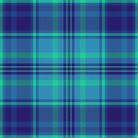Vibrant teal and navy plaid pattern. Perfect for textile design, fashion, or website backgrounds. This seamless texture evokes a sense of sophistication and timeless style. vector