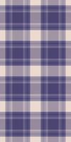 Empty tartan texture fabric, mid seamless check background. Kingdom plaid textile pattern in indigo and light colors. vector