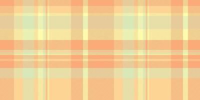Soft peach and pale green plaid pattern. Ideal for textile design, website backgrounds, or packaging. This subtle, calming texture evokes feelings of warmth and serenity. vector
