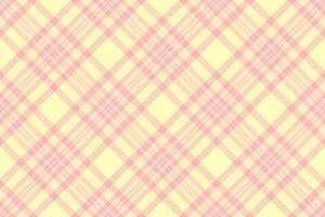 Magazine fabric background texture, usa tartan check textile. Deep plaid pattern seamless in light and red colors. vector