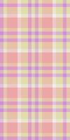 French background seamless plaid, drapery pattern fabric. Sensual textile tartan check texture in light and purple colors. vector
