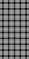 Punk background plaid tartan, season pattern textile. Glen seamless check fabric texture in black and white colors. vector