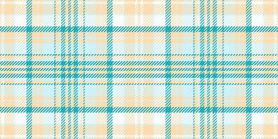 Elegant pastel plaid pattern. Perfect for textile design, website backgrounds, or packaging. Soft teal and peach hues create a calming, sophisticated aesthetic. vector