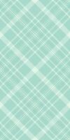 Subtle mint green and white plaid pattern. Perfect for textile design, wallpaper, or web backgrounds. Elegant, versatile, and evokes feelings of calmness and sophistication. vector