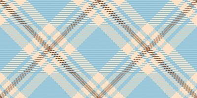 Pastel blue and beige plaid pattern. Perfect for textile designs, website backgrounds, or scrapbook projects. This elegant and subtle design evokes a sense of calm and sophistication. vector