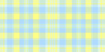 Pastel yellow and blue plaid pattern. Perfect for backgrounds, textiles, and babyrelated designs. Soft, cheerful, and versatile, this seamless texture evokes feelings of calm and happiness. vector
