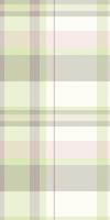 Soft pastel plaid pattern in pale green, pink, and beige. Ideal for textile design, fashion, websites, or stationery. A delicate and calming texture, perfect for spring or summer projects. vector