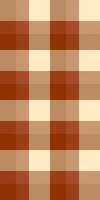 1970s background check plaid, winter seamless fabric. Wrapping textile tartan texture pattern in orange and light colors. vector