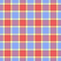 Vibrant pastel plaid pattern. Perfect for textile design, website backgrounds, or scrapbooking. This cheerful, repeating texture offers a playful, retro aesthetic with a modern twist. vector