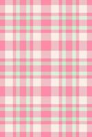 Purity pattern check textile, marketing tartan texture fabric. Layer background plaid seamless in red and linen colors. vector