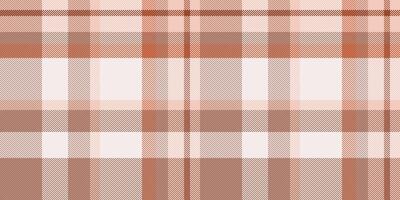 Subtle peach and brown plaid pattern. Perfect for textile designs, website backgrounds, or autumnal themed projects. This textured, neutral design evokes warmth and sophistication. vector