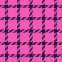 Vibrant pink and navy plaid pattern. Perfect for textile design, fashion, website backgrounds, or scrapbooking projects. This bold graphic offers a modern twist on a classic pattern. vector